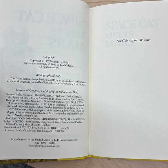 Space Cat 4-Book Hardcover Series By Ruthven Todd Illustrated By Paul Galdone - Picture 12 of 16